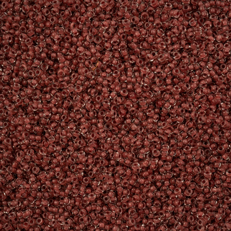 10-08A18, Czech 22g Color Lined Terra Intensive Brown