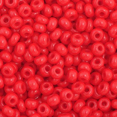 11-34913, Czech 22g Op Medium Red - PoCo Inspired