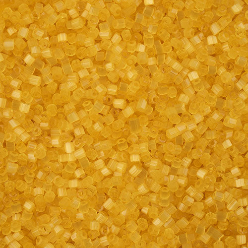 10C-05681, Czech 2 Cut 22g Satin Yellow SOLGEL