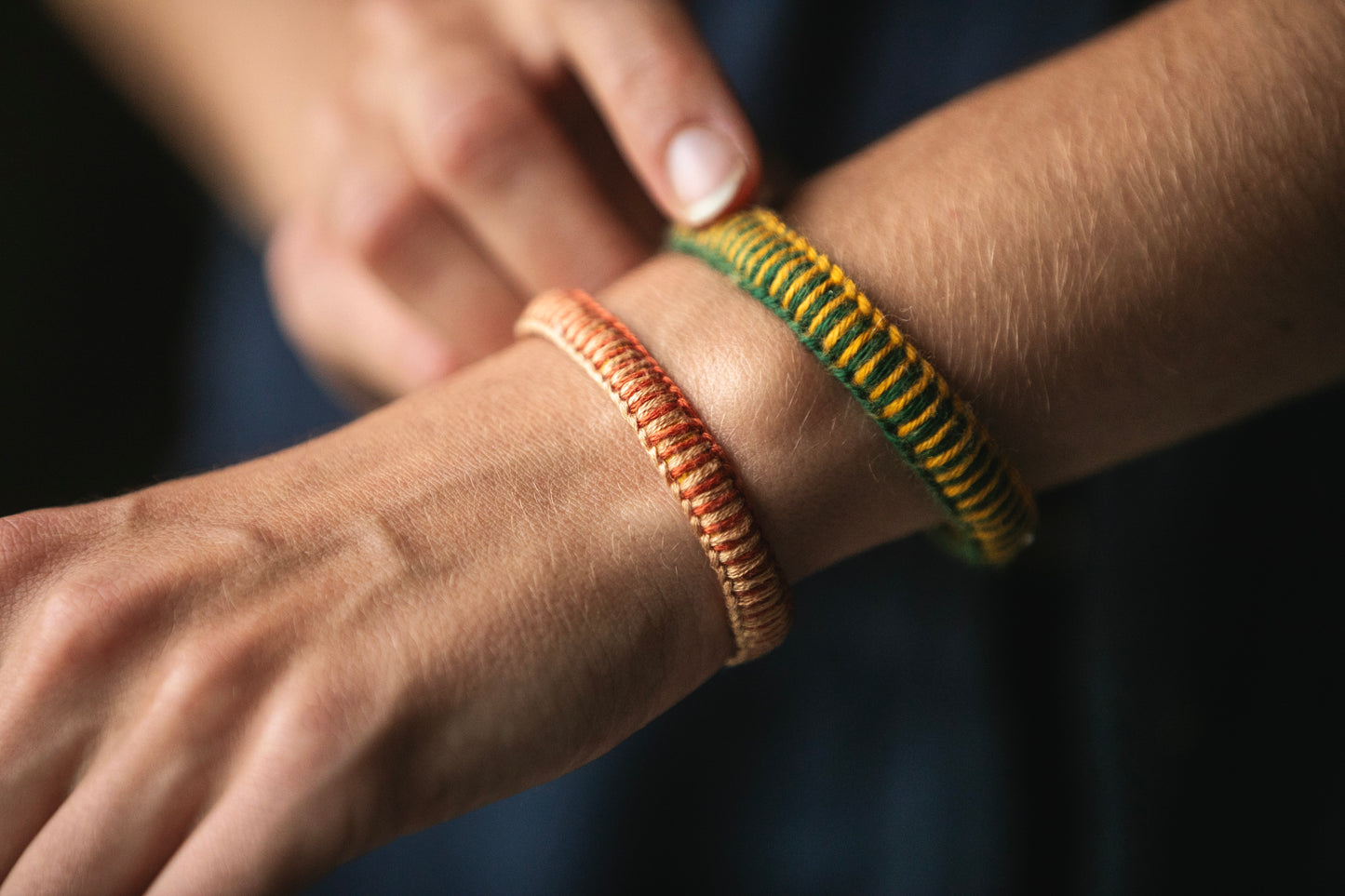 Workshop, Blanket Stitch Bracelets
