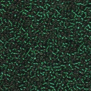 DB00-0148, Miyuki 5.2g Silver Lined Green