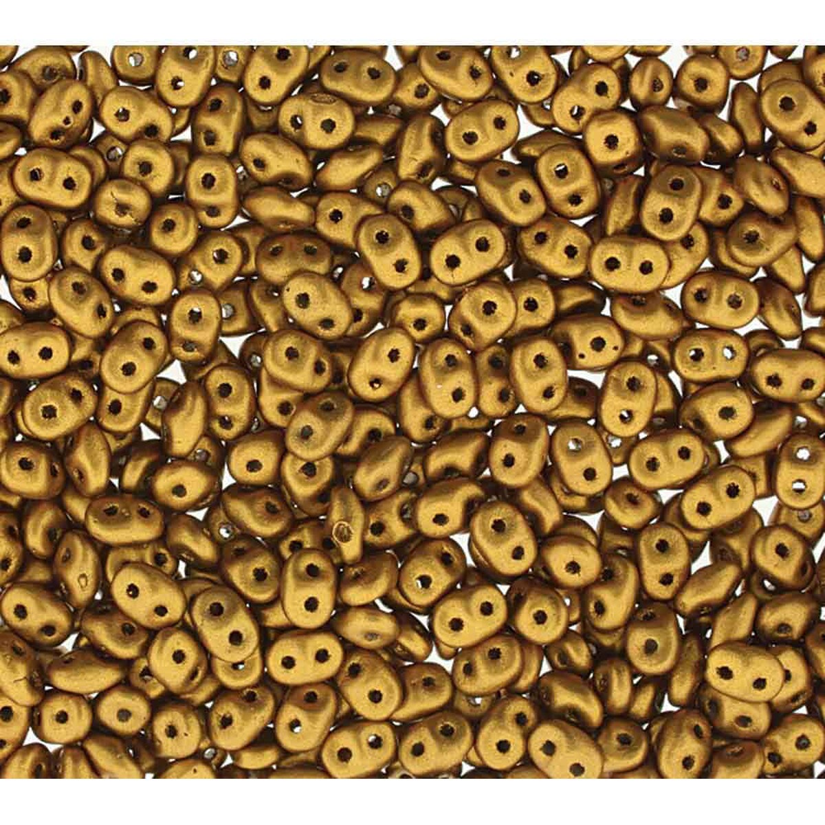 Crystal Bronze Gold - SuperDuo, 2.5x5mm 11g