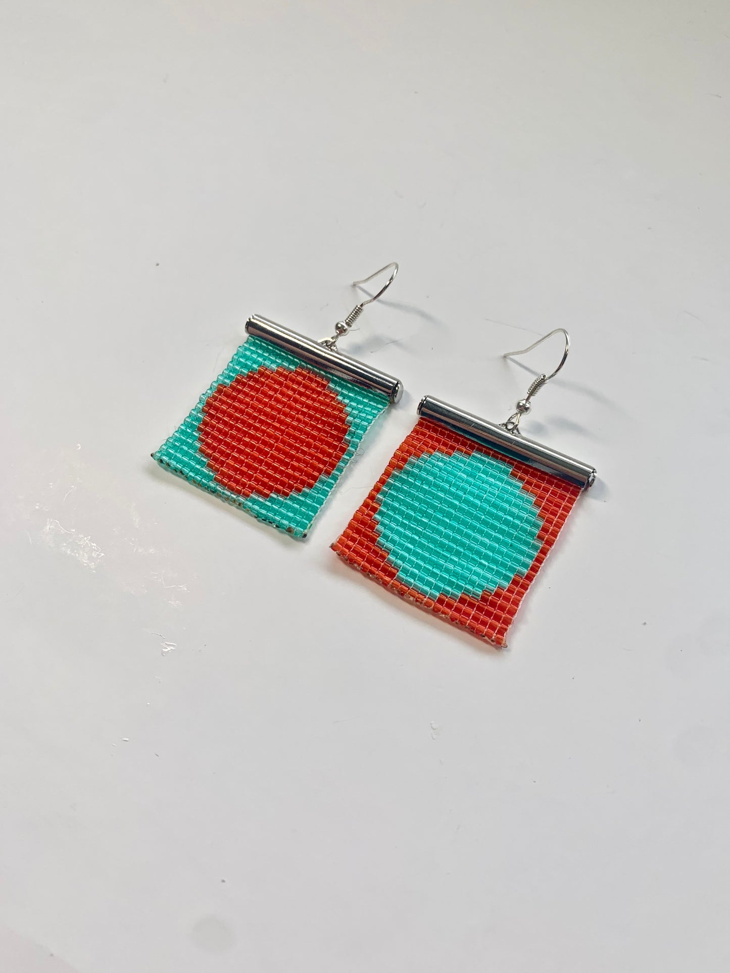 Workshop, Mini Loom-Woven Beaded Earrings