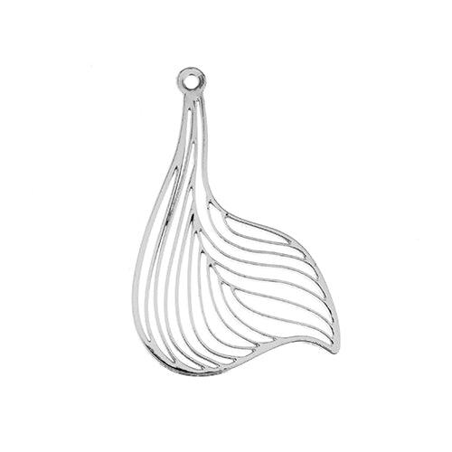 Beadwork Finding - Leaf, 25x38mm per pair - PoCo Inspired