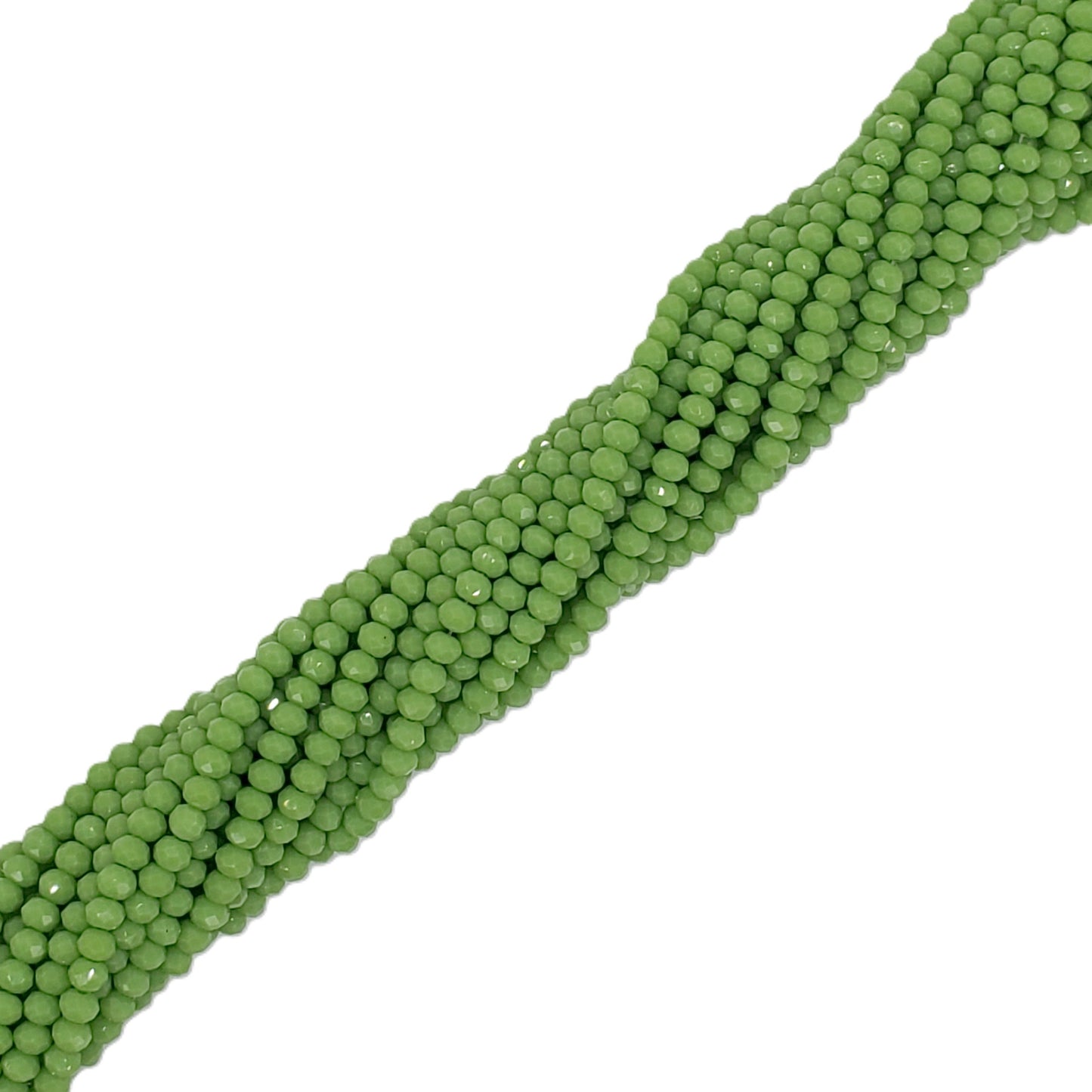 Chinese Crystal, Rondelle 2mm