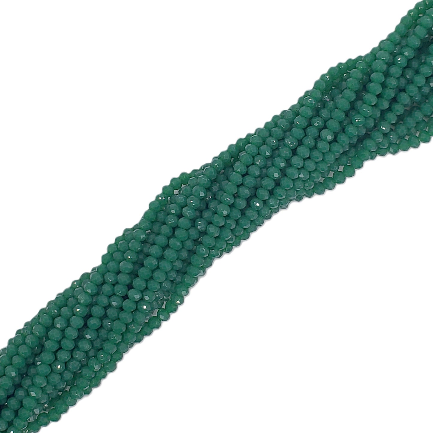 Chinese Crystal, Rondelle 2mm