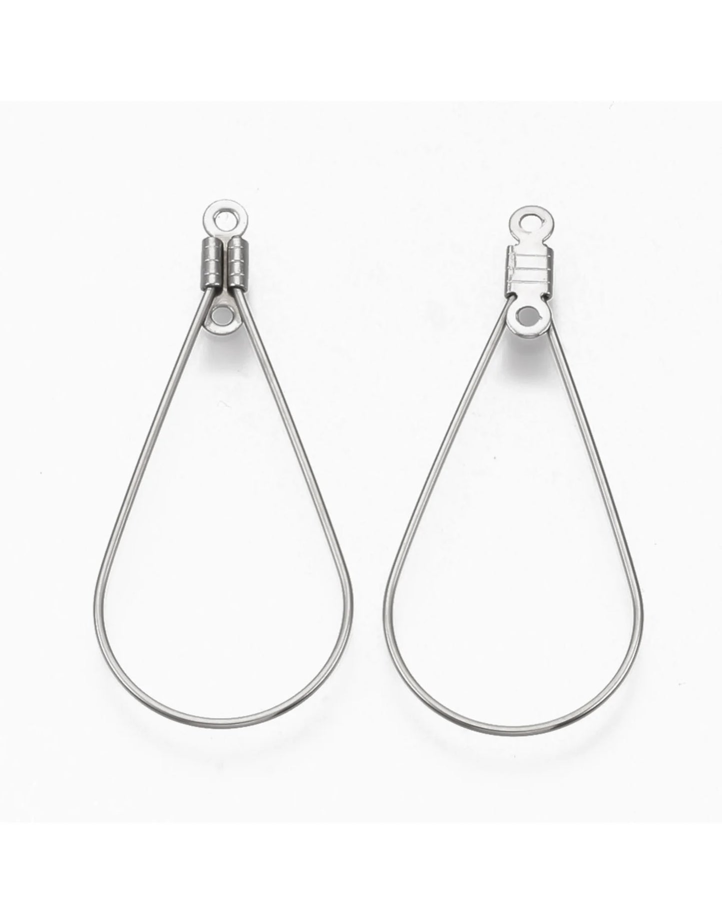 Beading Hoop Shape W/Tab/Hole, aprx 5 pr