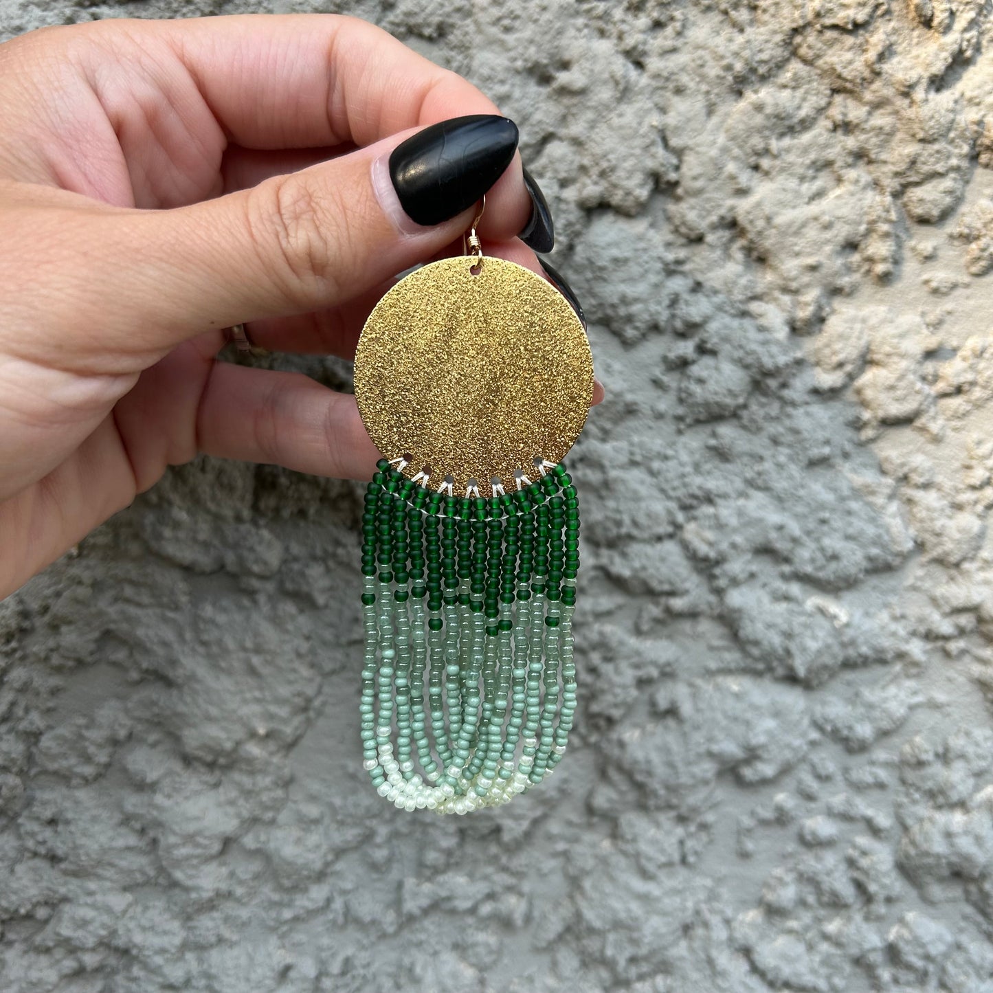 Workshop, Looped Fringe Earrings