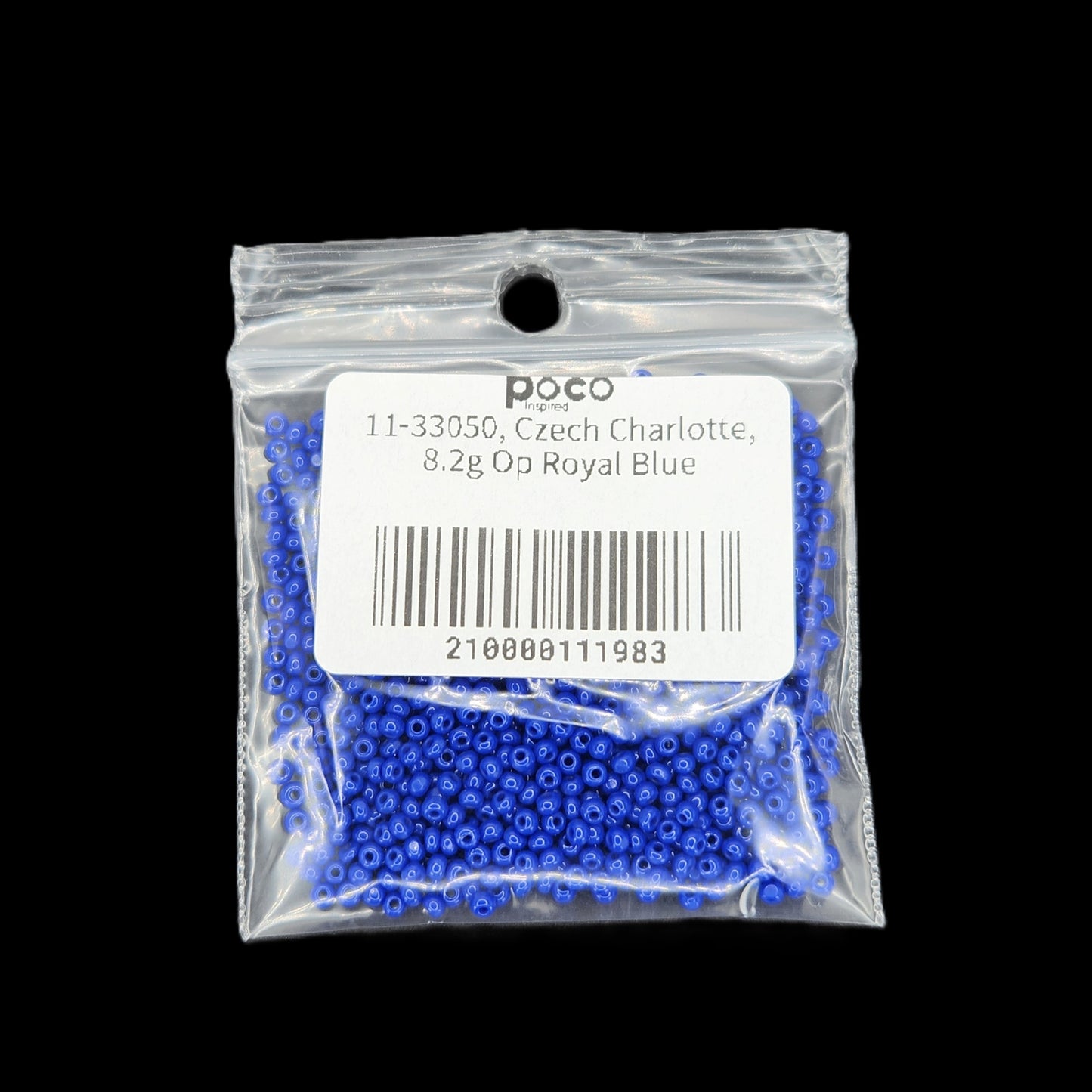 11-33050, Czech Charlotte, 8.2g Op Royal Blue