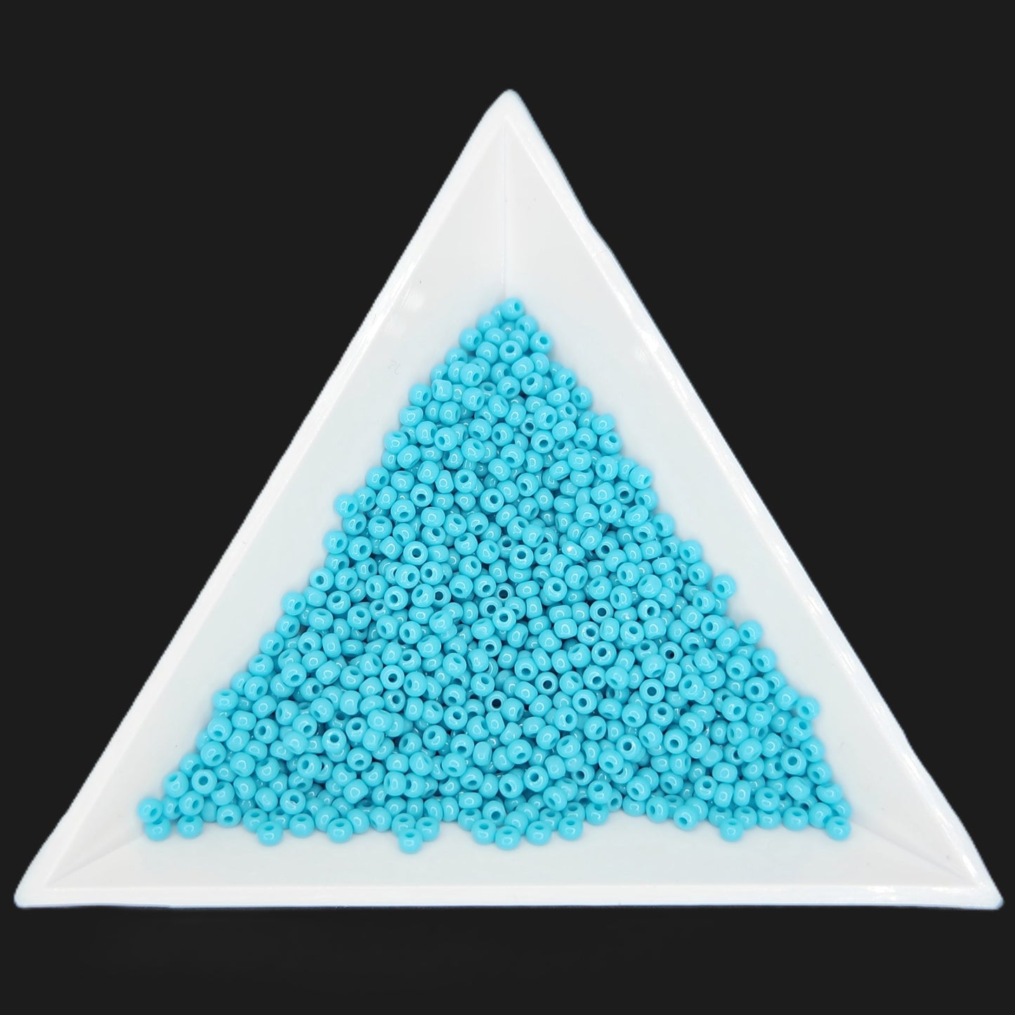 11-63030, Czech Charlotte, 8.2g Op Turquoise/Blue