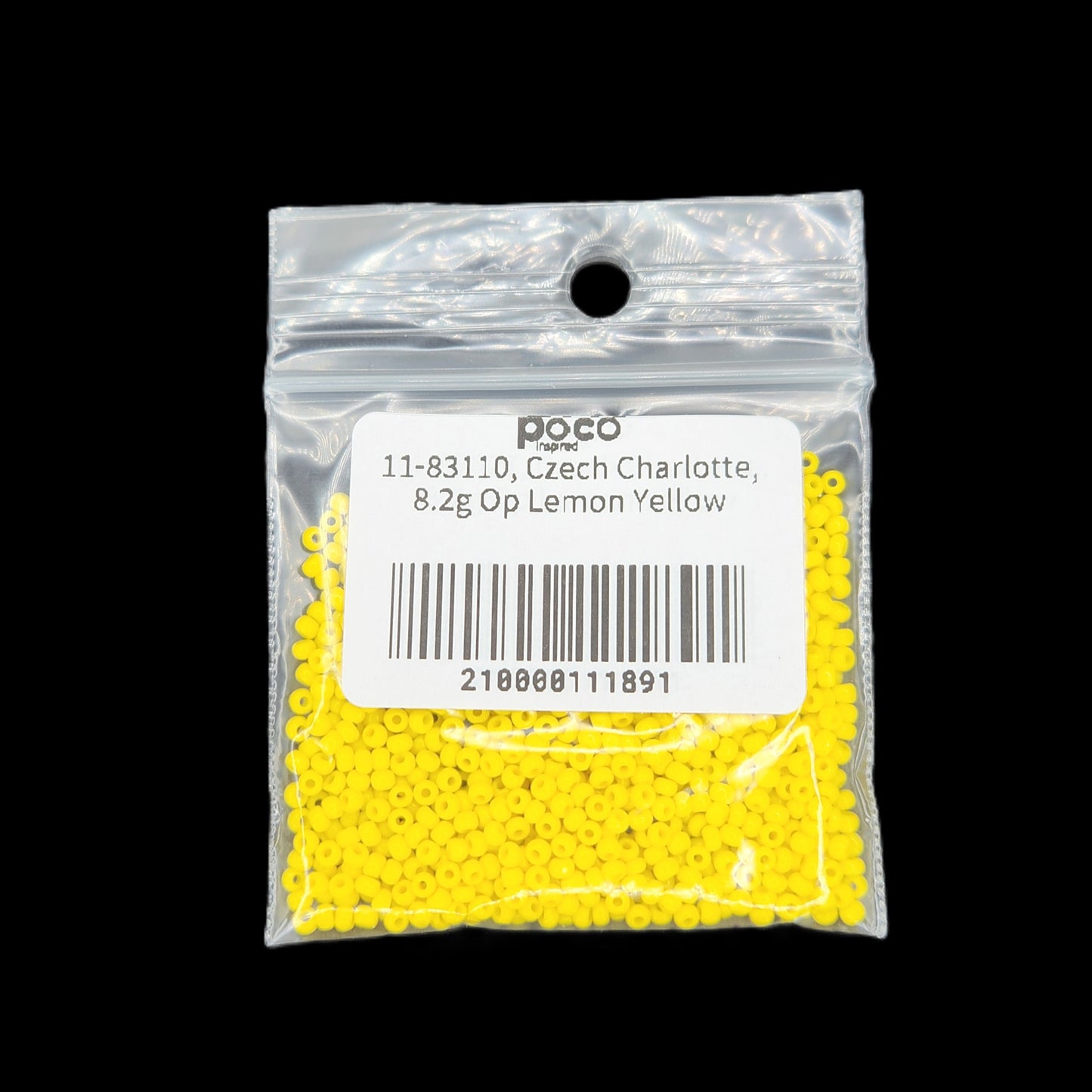 11-83110, Czech Charlotte, 8.2g Op Lemon Yellow
