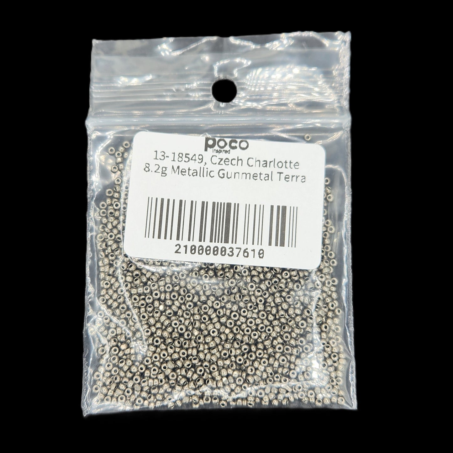 13-18549, Czech Charlotte 8.2g Metallic Gunmetal Terra