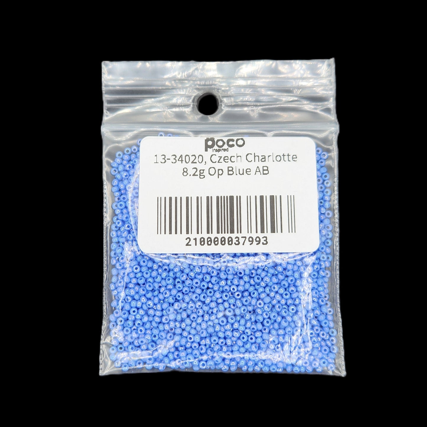 13-34020, Czech Charlotte 8.2g Op Blue AB