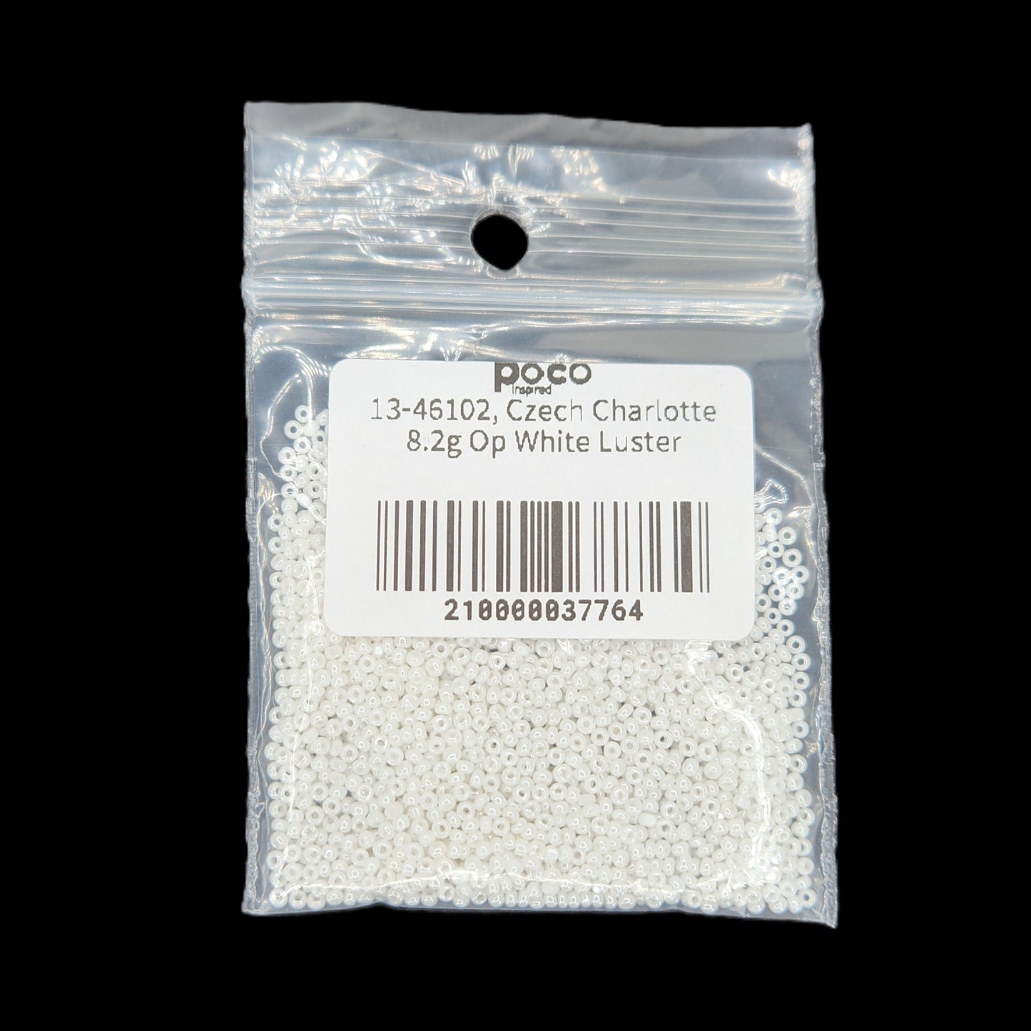 13-46102, Czech Charlotte 8.2g Op White Luster