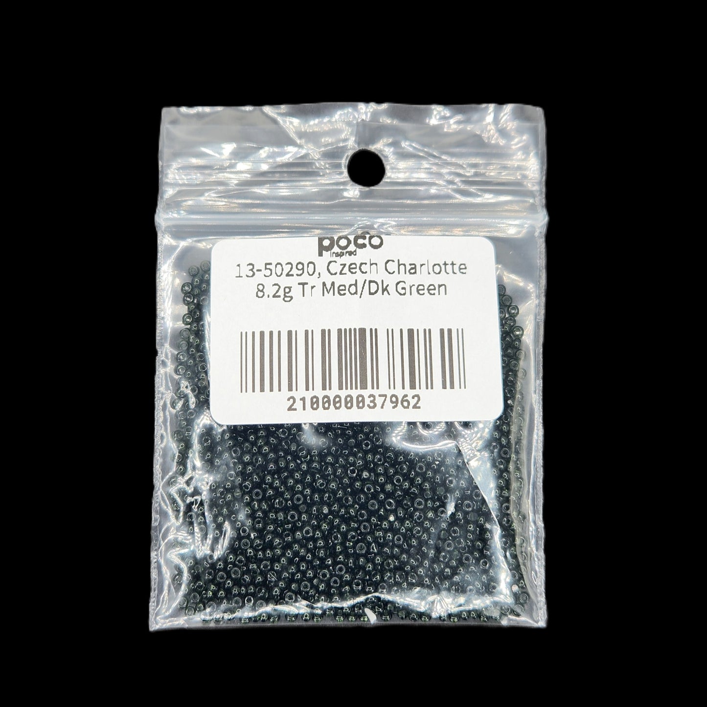 13-50290, Czech Charlotte 8.2g Tr Med/Dk Green