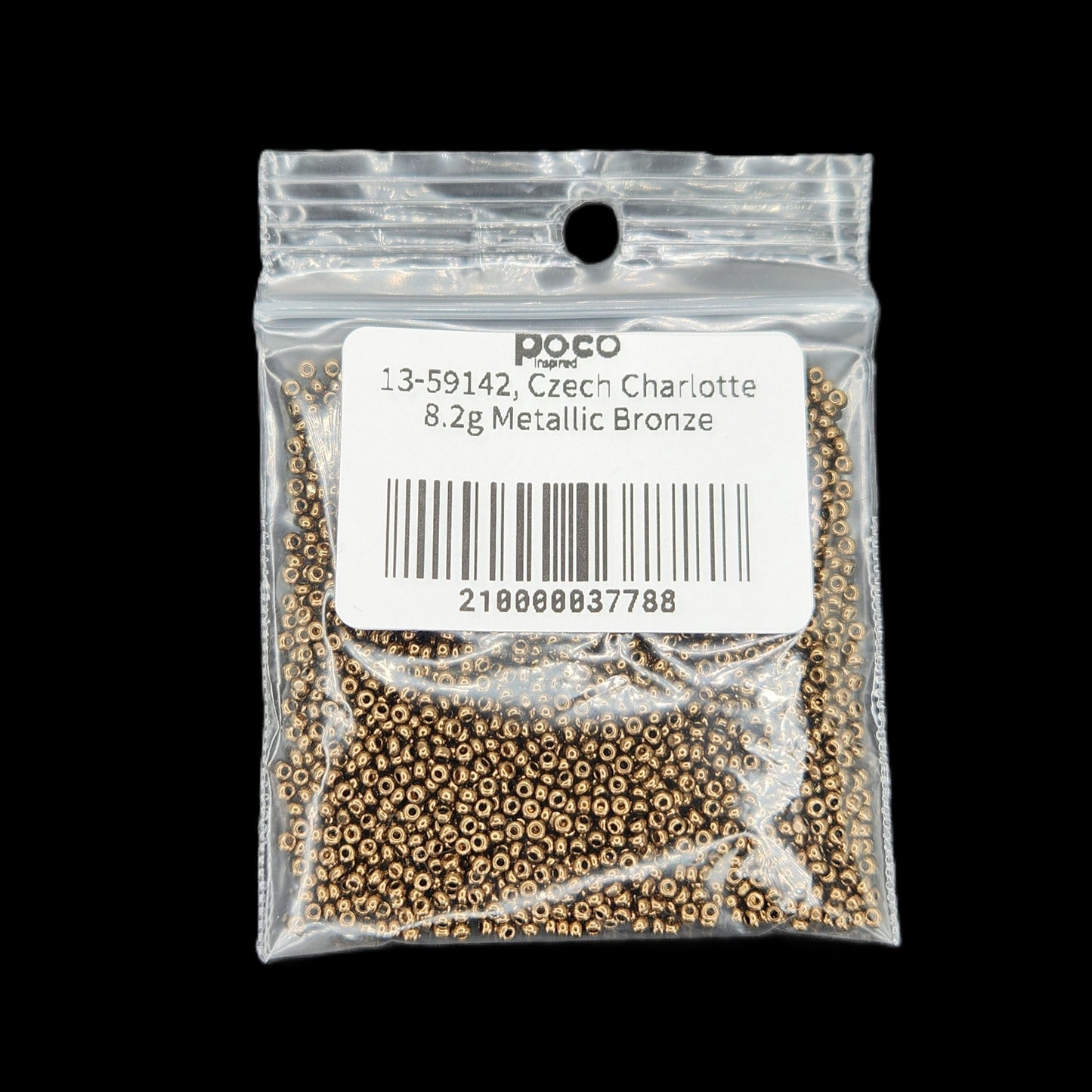 13-59142, Czech Charlotte 8.2g Metallic Bronze