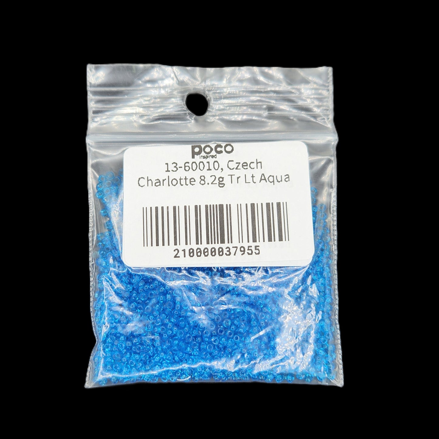 13-60010, Czech Charlotte 8.2g Tr Lt Aqua