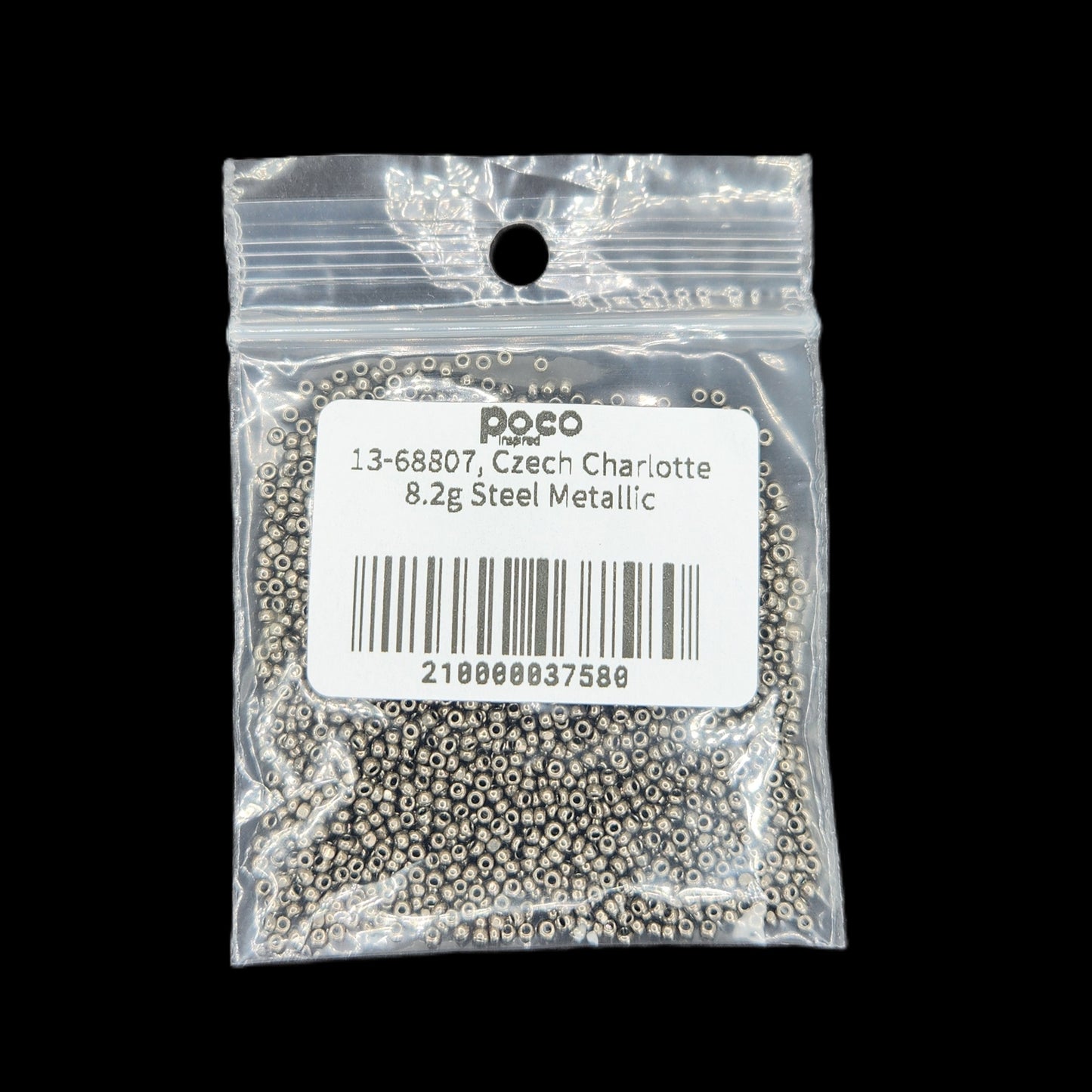 13-68807, Czech Charlotte 8.2g Steel Metallic