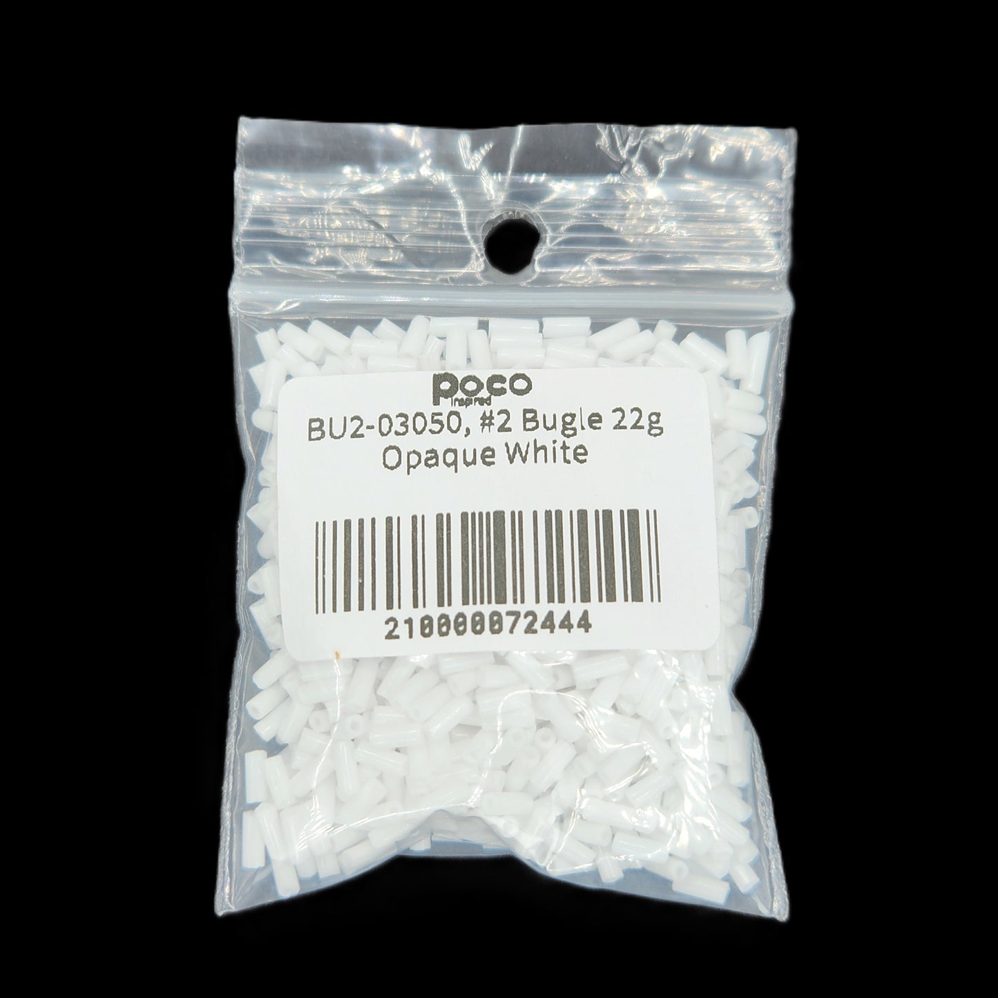 BU2-03050, #2 Bugle 22g Opaque White