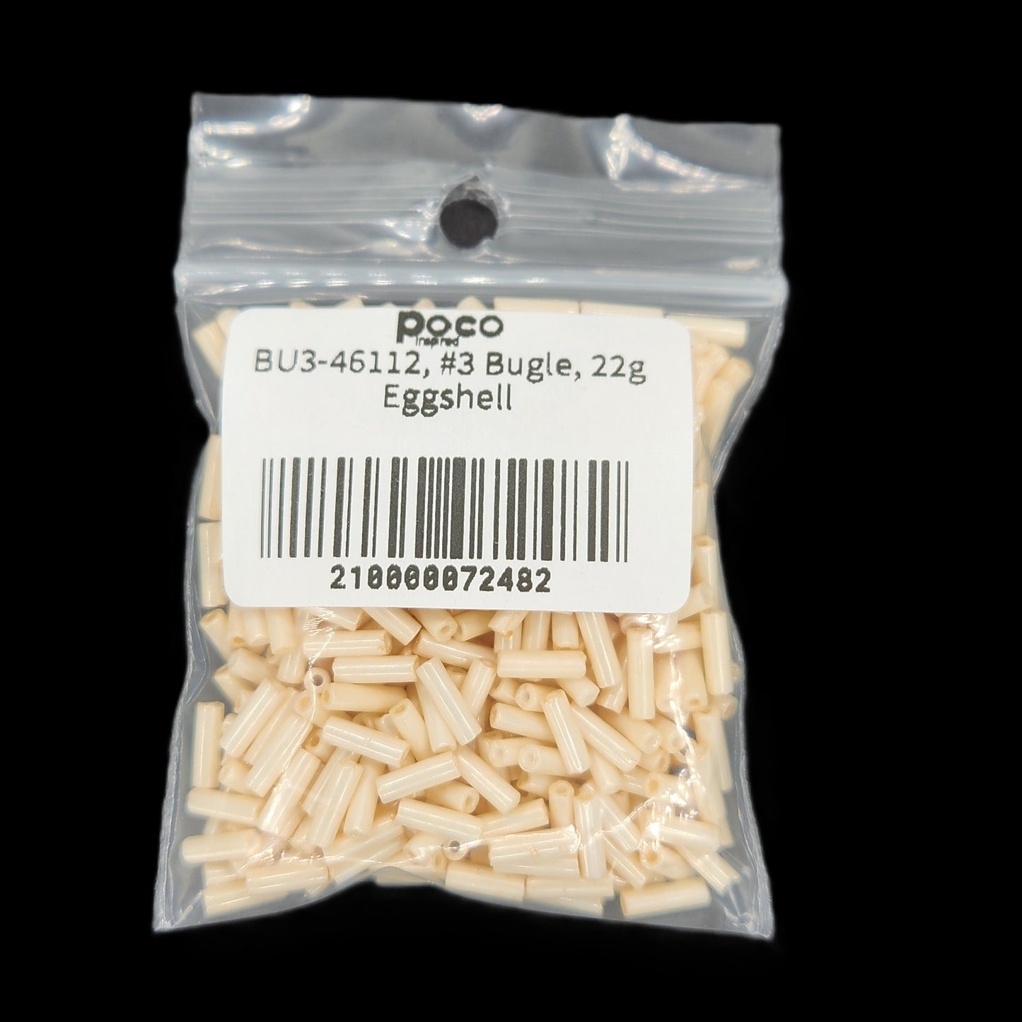 BU3-46112, #3 Bugle, 22g Eggshell