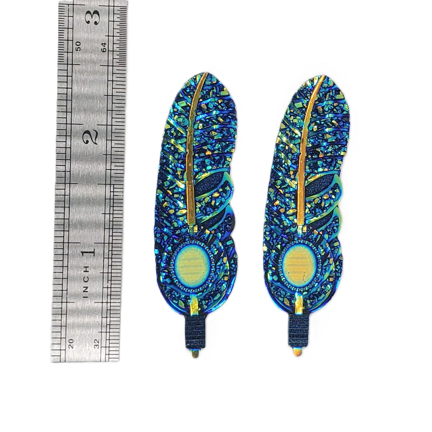 Resin Cabochon - Feather