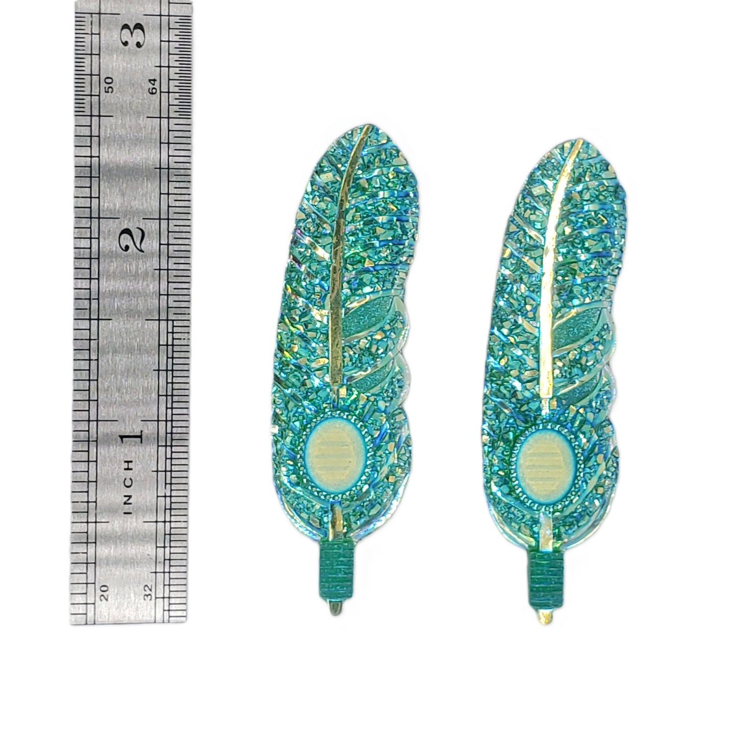 Resin Cabochon - Feather