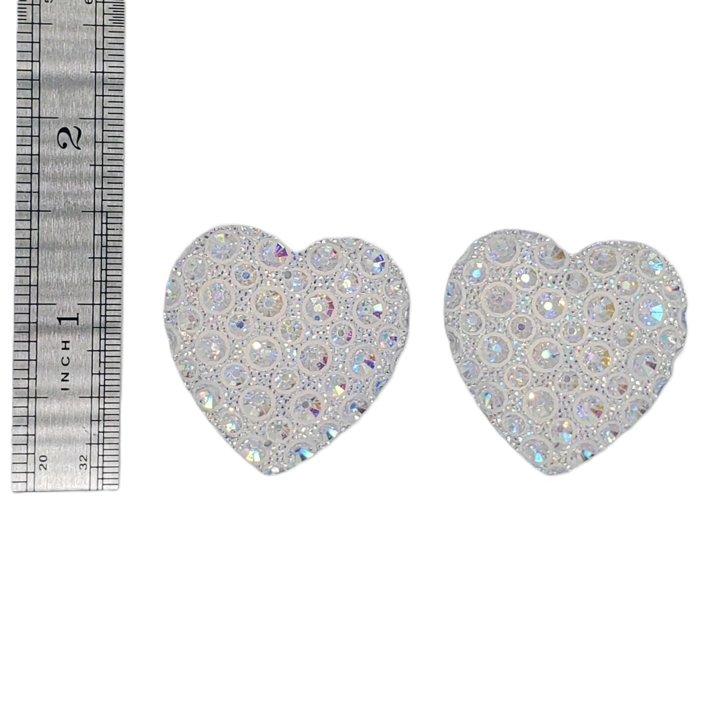 Resin Cab - Heart Large, Dots
