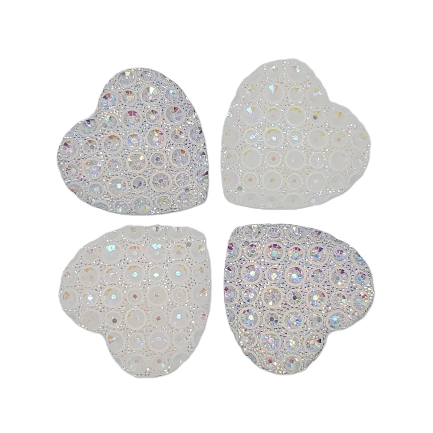Resin Cab - Heart Large, Dots