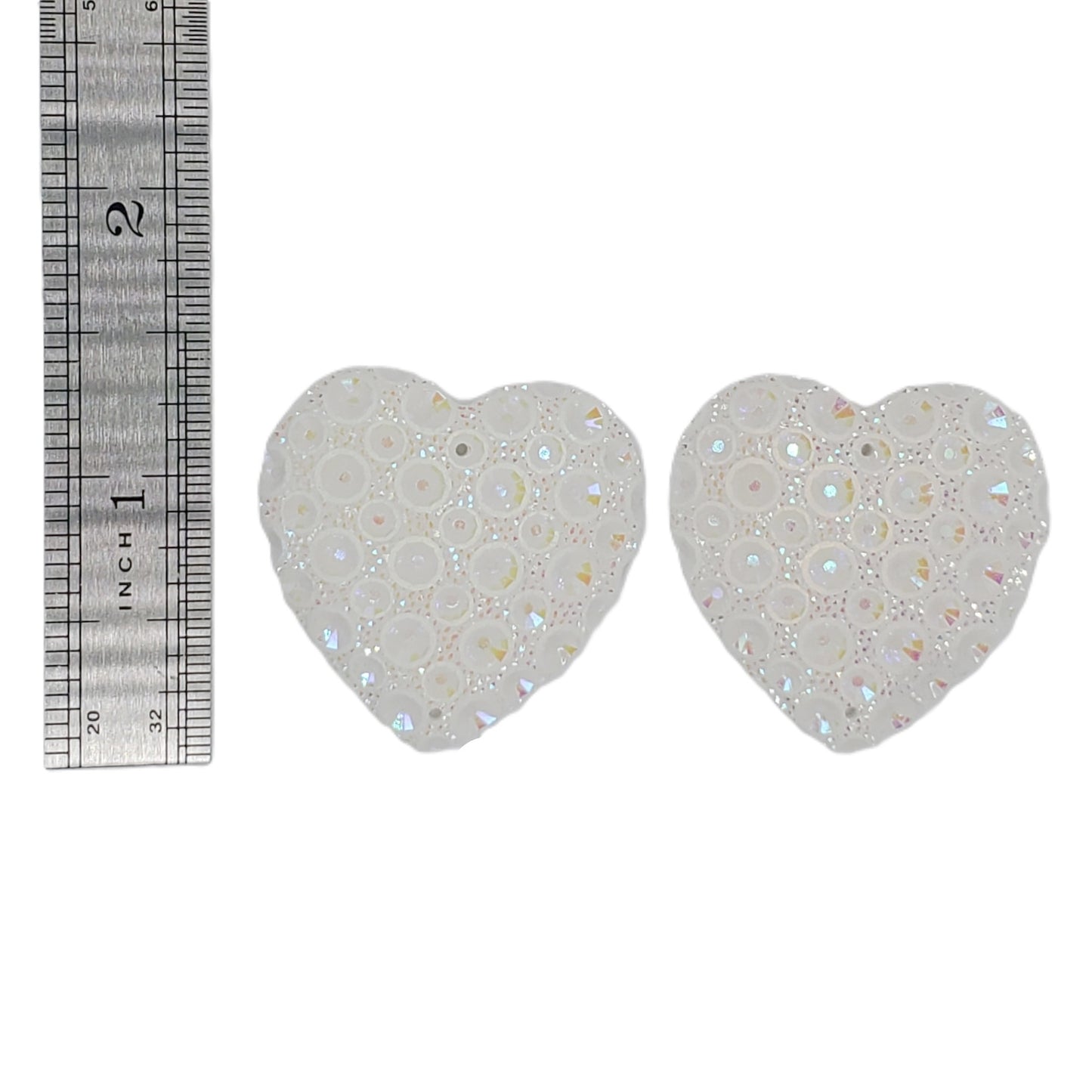 Resin Cab - Heart Large, Dots