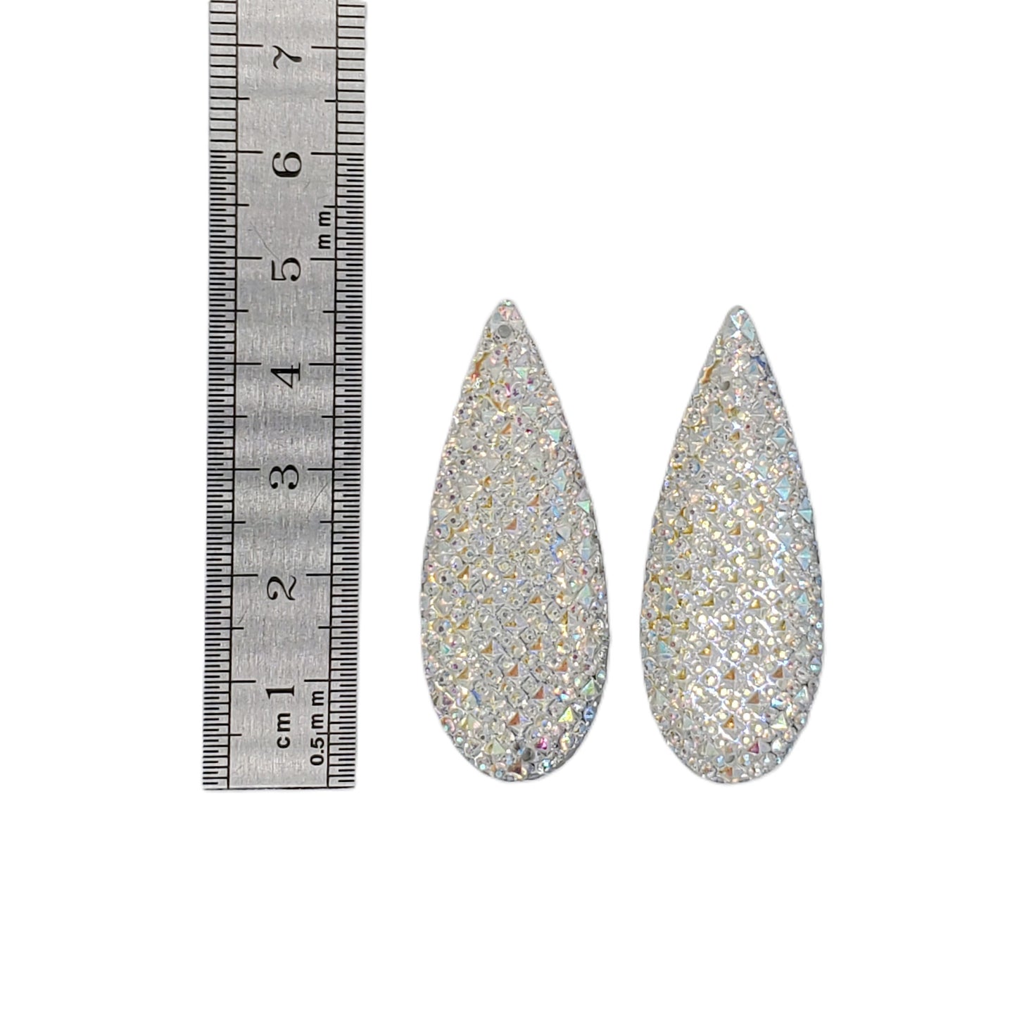 Resin Cab - Waterdrop Large, Studded