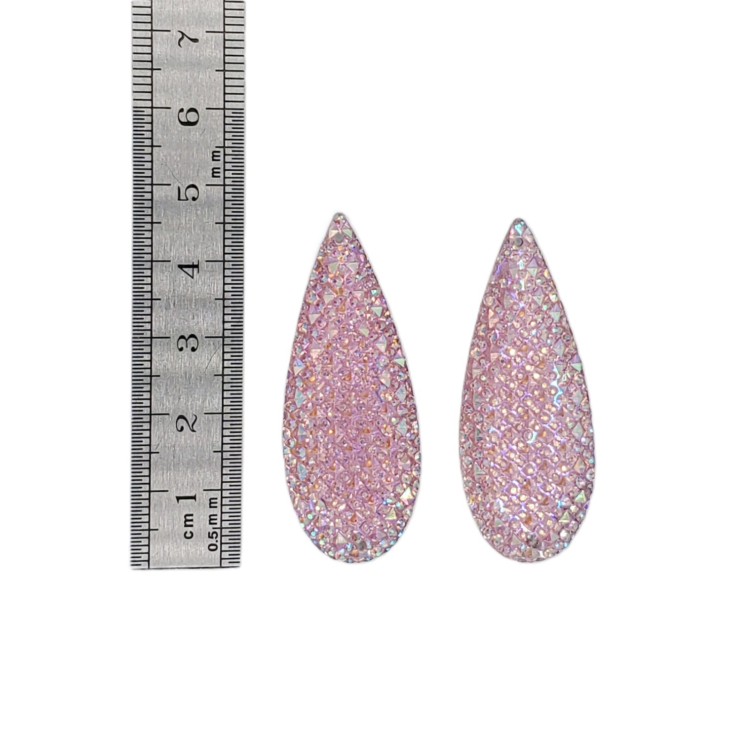 Resin Cab - Waterdrop Large, Studded