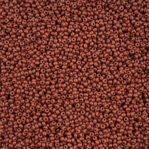 10-42106, Czech 22g PermaLux Dyed Chalk Brown - PoCo Inspired
