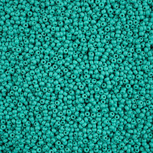 10-42138, Czech 22g PermaLux Dyed Sea Green Matte - PoCo Inspired