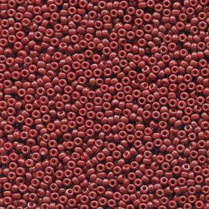 15-4469, Miyuki 8.2g Duracoat Opaque Dyed Red