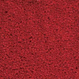 15-1684, Miyuki 8.2g Opaque Red