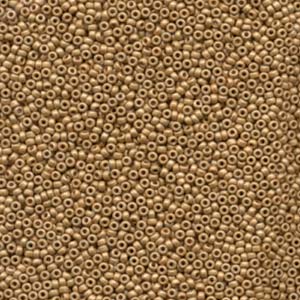 15-4202F, Miyuki Duracoat Galvanized Matte Gold
