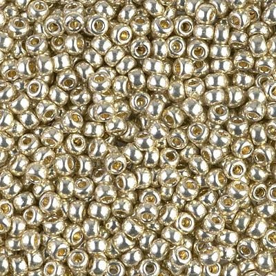 8-4201, Miyuki 22g Duracoat Galvanized Silver