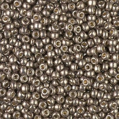 8-4222, Miyuki 22g Duracoat Galvanized Pewter