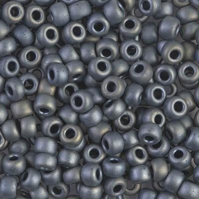 6-2002, Miyuki 20g Matte Metallic Silver Grey