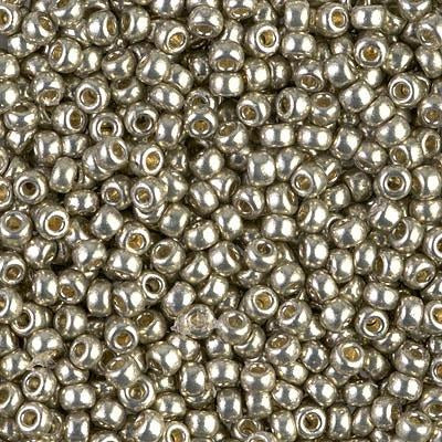 8-4221, Miyuki 22g Duracoat Galvanized Light Pewter
