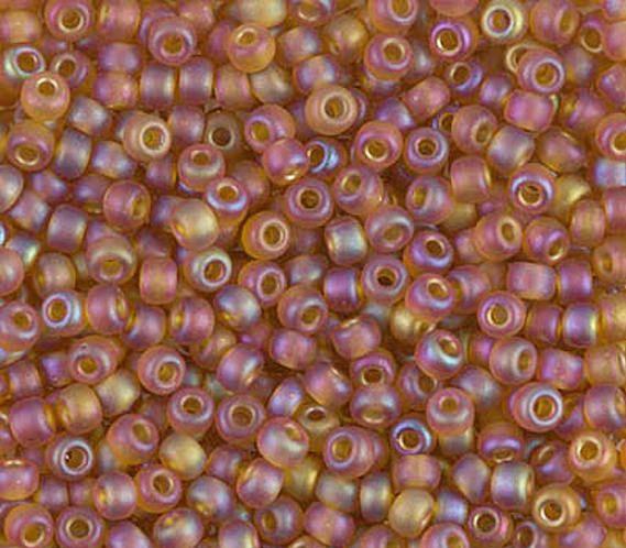 6-133FR, Miyuki 20g Matte Transparent Topaz AB