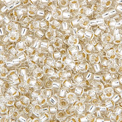 11-1, Miyuki 22g Silver Lined Crystal