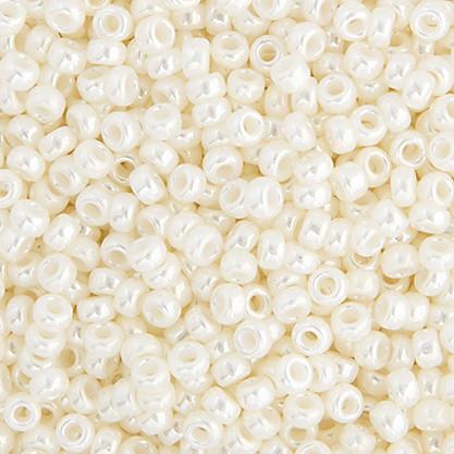 11-591, Miyuki 22g Ivory Pearl Ceylon
