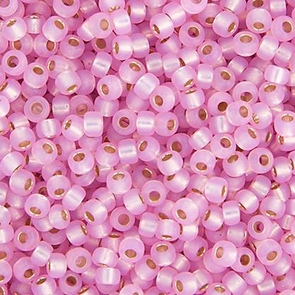 11-643, Miyuki 22g Silver Lined Light Pink Alabaster