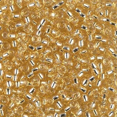 8-2, Miyuki 22g Silver Lined Light Gold