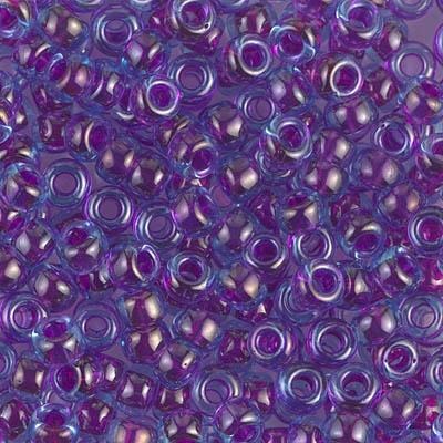 6-352, Miyuki 20g Fuchsia Lined Aqua Luster