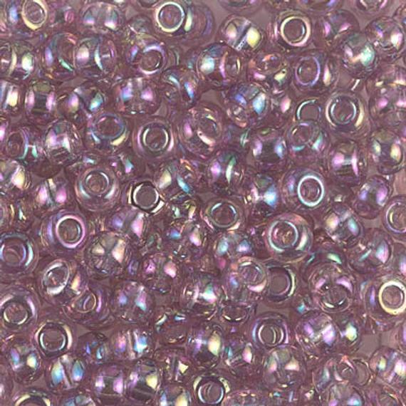 6-256D, Miyuki 20g Transparent Dark Smoky Amethyst AB
