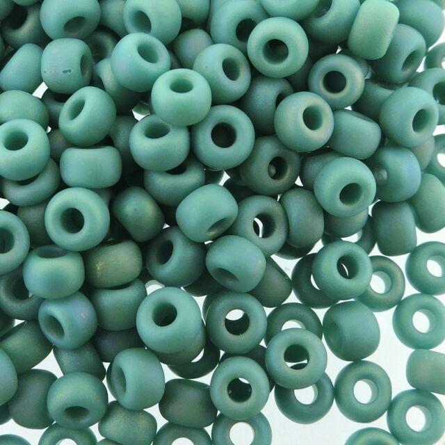 6-412F, Miyuki 20g Matte Turquoise Green