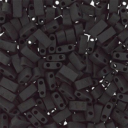 Matte Black - Half Tila, Miyuki 5.2g