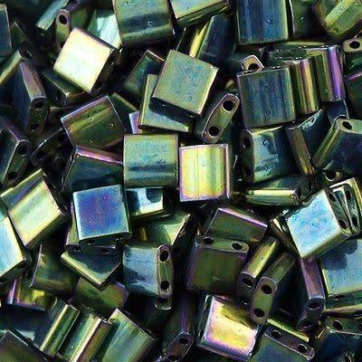 Green Malachite Metallic Iris - Tila, Miyuki 5.2g